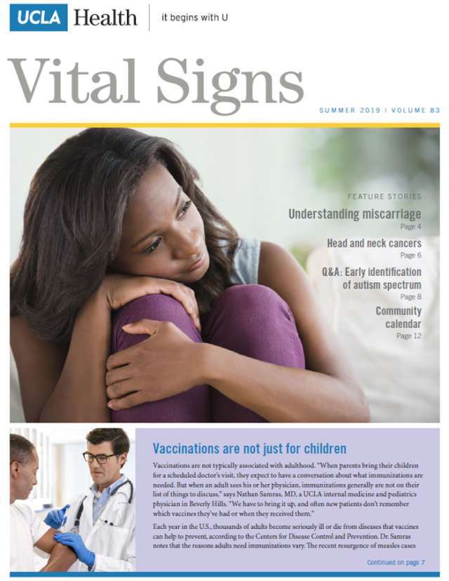 Vital Signs Summer 2019 Cover