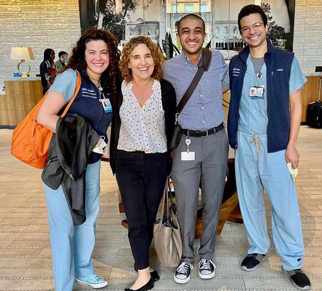 TID faculty members Pryce Gaynor, Joanna Schaenman, Ashrit Multani, and Eugene Beaird
