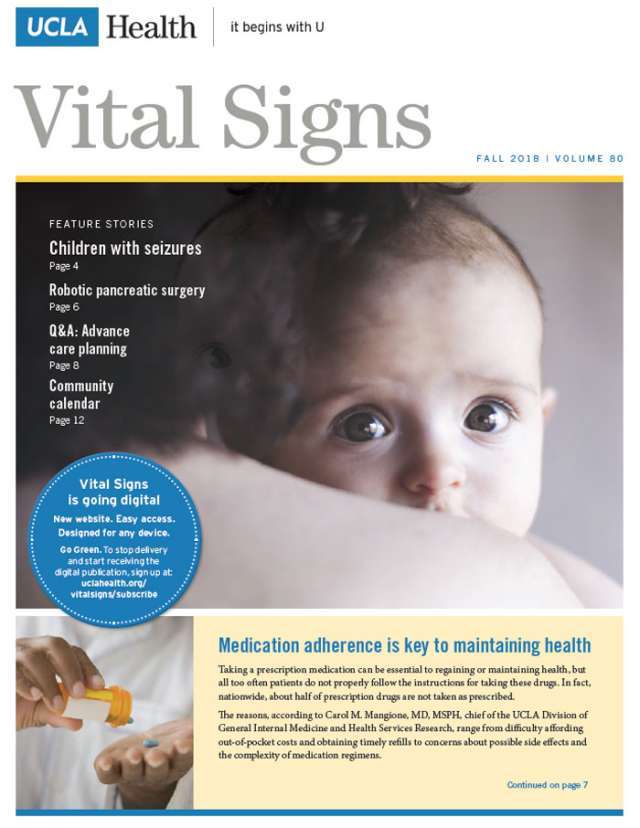 Vital Signs Fall 2018 Cover