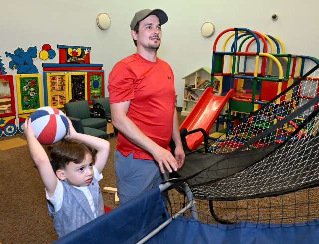 Jakob Guziak and his father