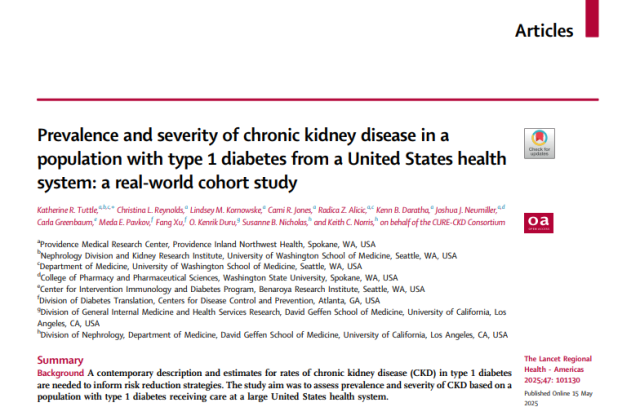 Prevalence and severity of chronic kidney disease