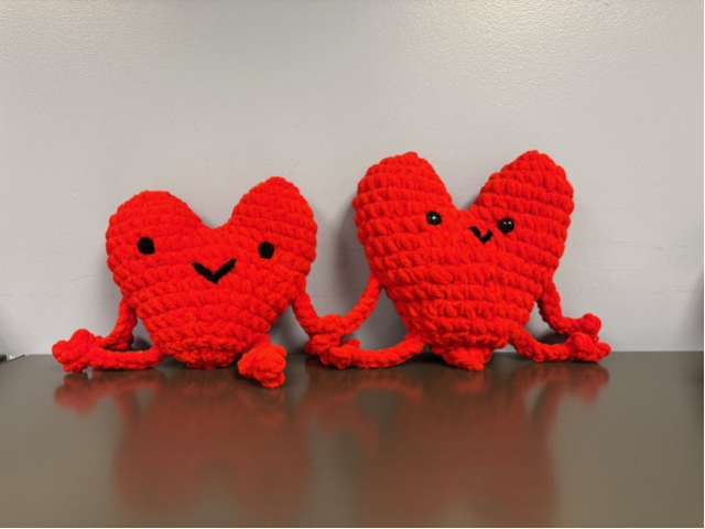 crochet hearts