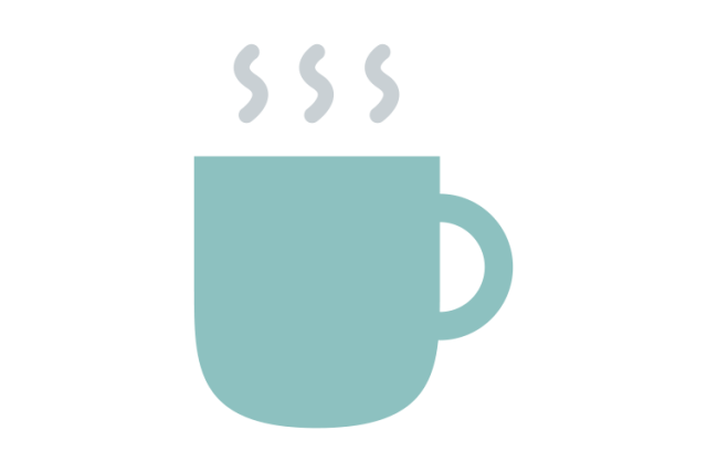 Types of burns - Mug steaming icon