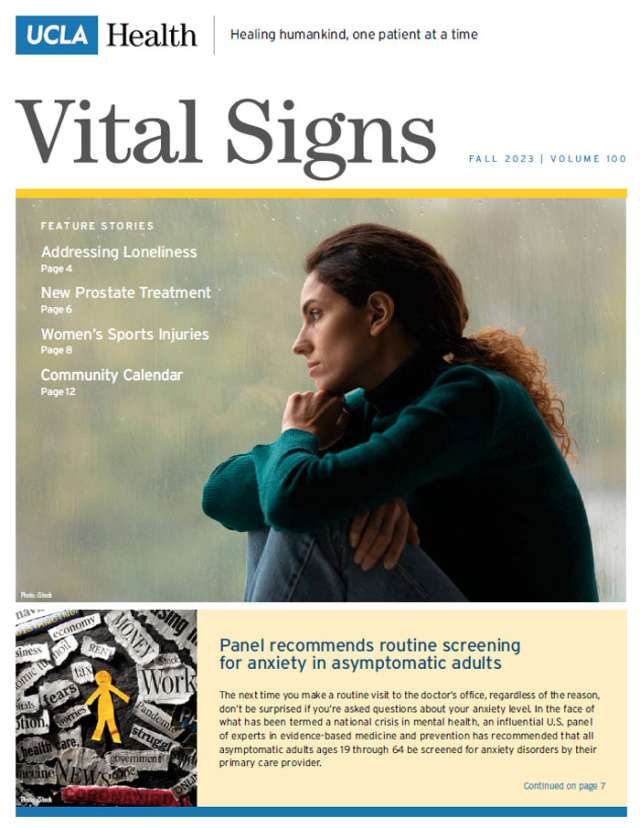 Vital Signs Fall 2023 Cover