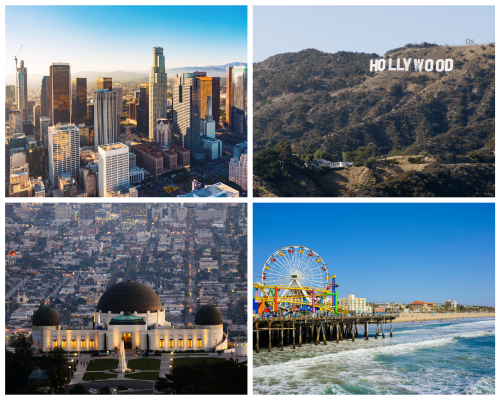 Collage of LA Photographs