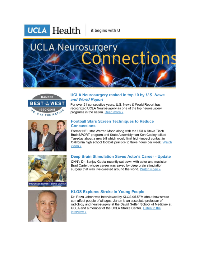 UCLA Neurosurgery Connections - Volume 7