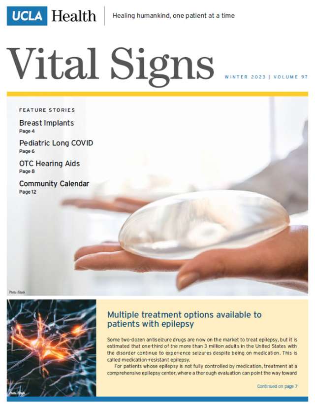Vital Signs Winter 2023 UCLA Health