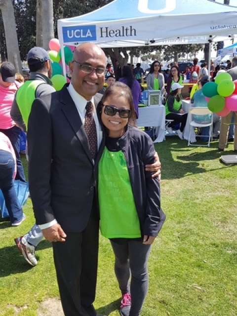 Dr. Rastogi with Sou Tang