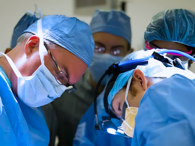 Doctors perform surgery at UCLA