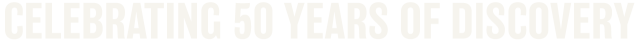 Text that says 50 Years of Discovery