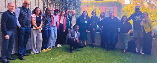 DAPM team members of JEDI Committee outside at their annual retreat