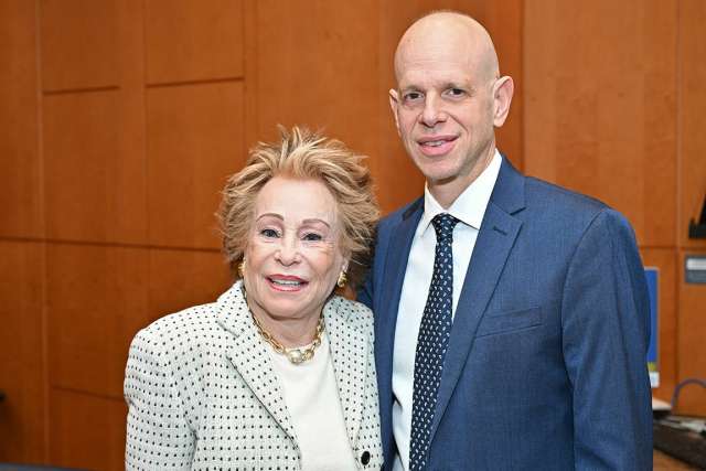 Joyce Brandman and Dr. John Belperio