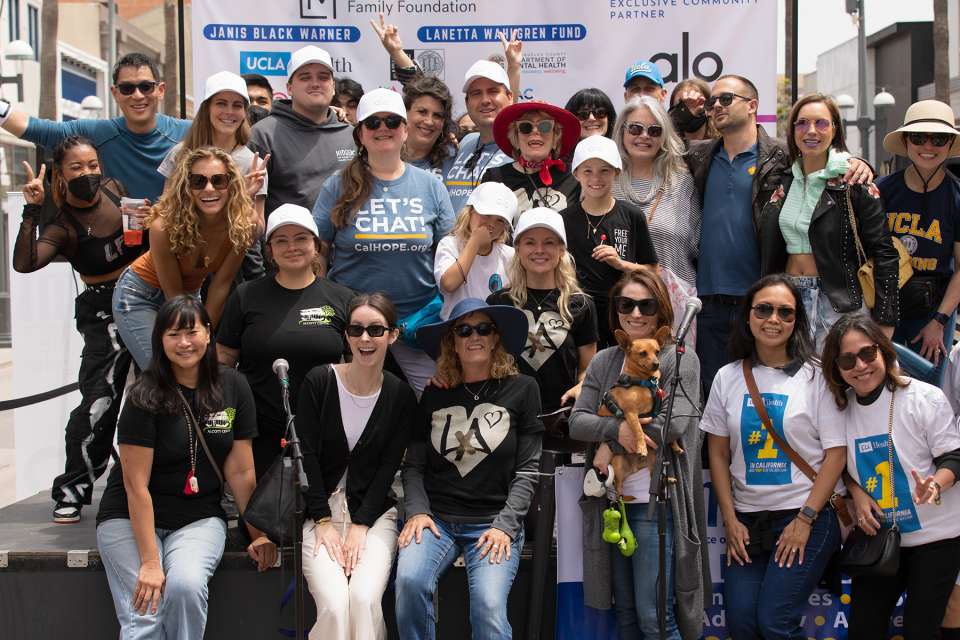 NAMI Wellness Weekend group photo