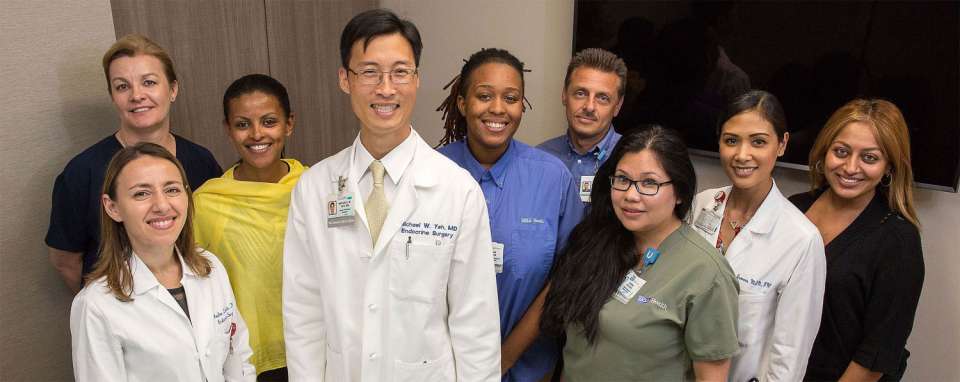 UCLA Endocrine Center physicians and staff, Michael Yeh MD, Masha Livhits MD.