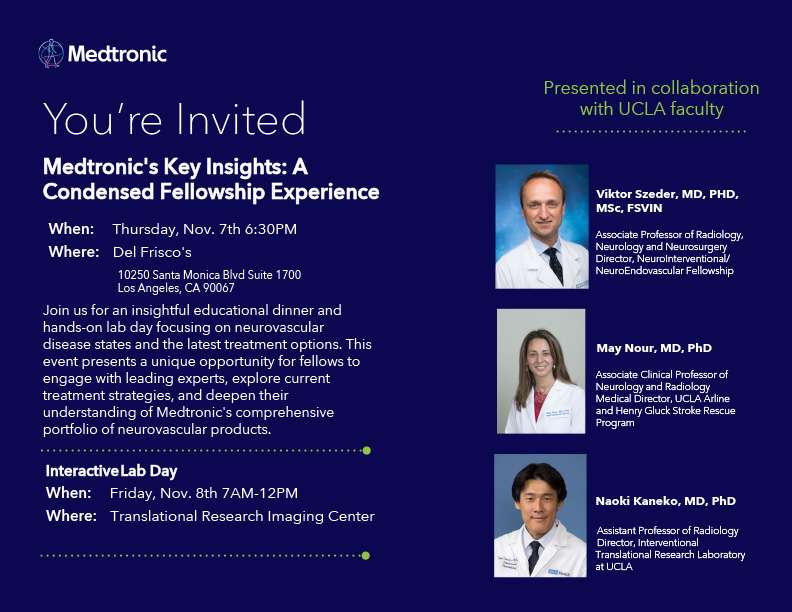 UCLA DINR Fellows' Dinner Flyer