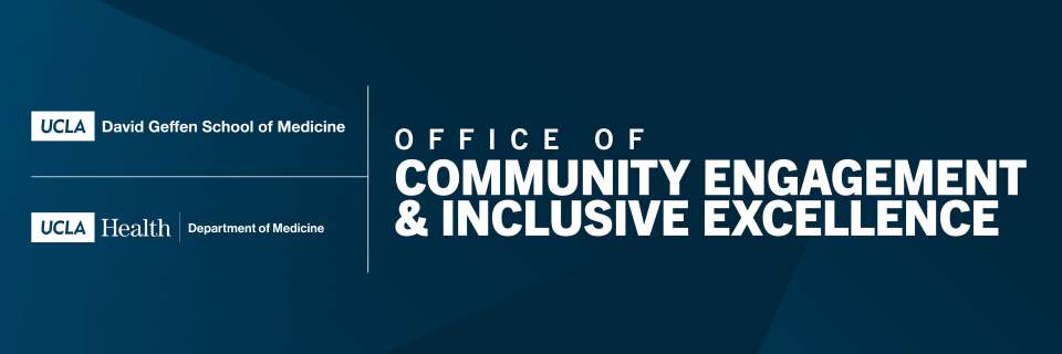 Header that shows Office of Community Engagement & Inclusive Excellence
