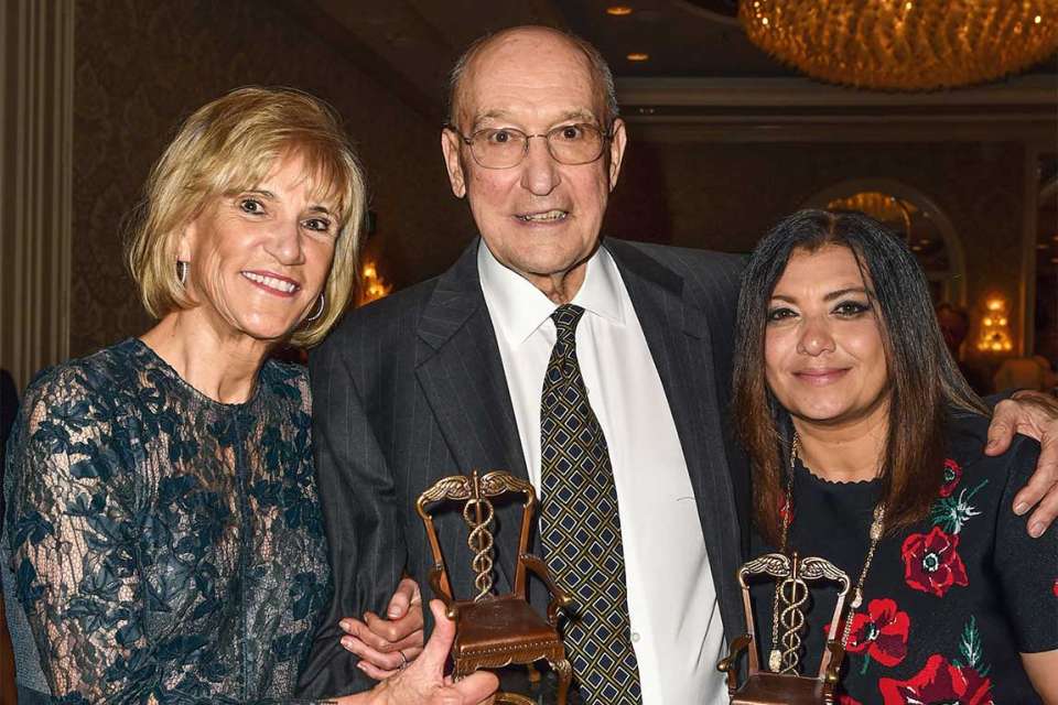 Ellen Calcaterra, Dr. Thomas Calcaterra and Dr. Maie St. John.