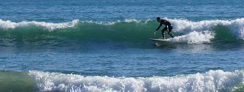 Man surfing