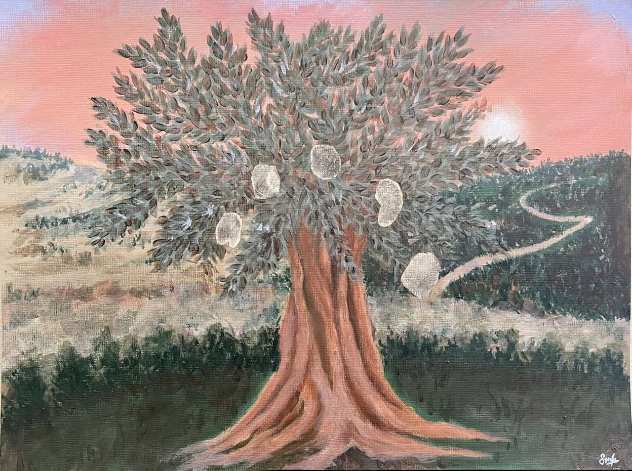 Fingerprint painting