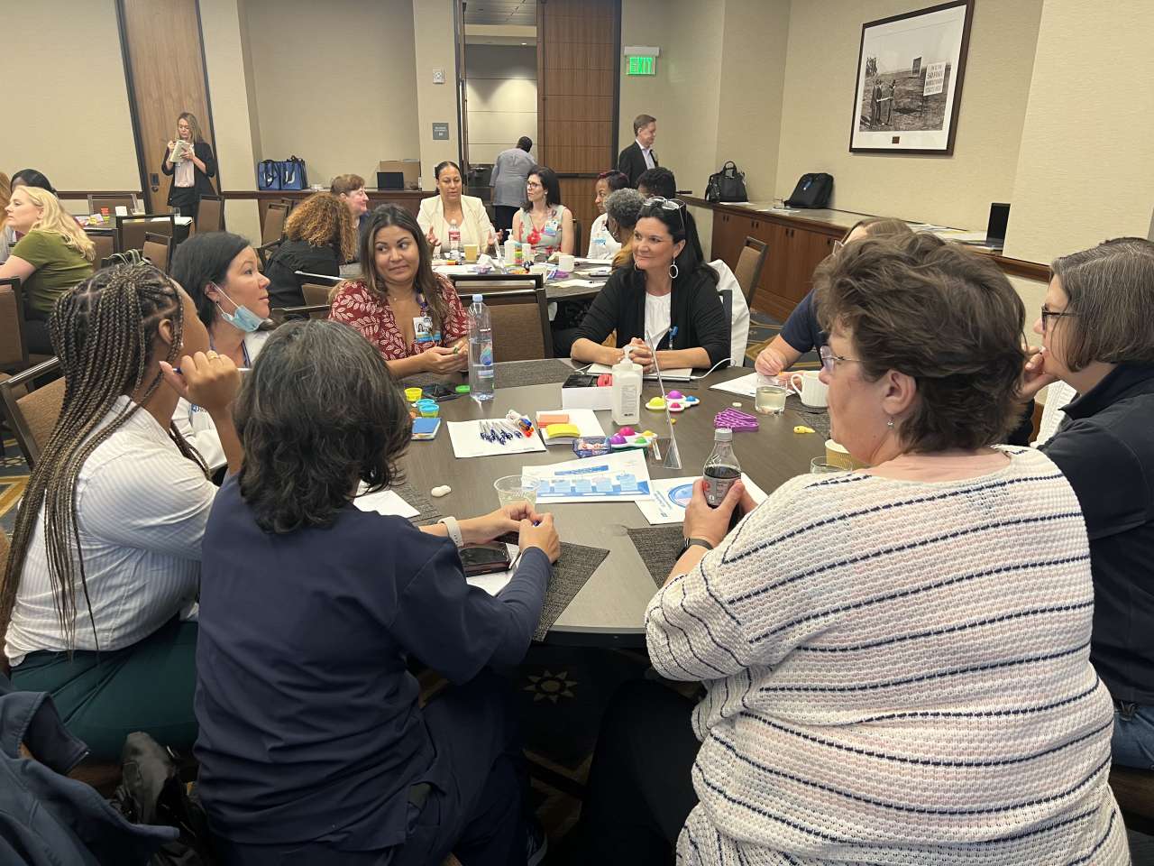 Members of the Nursing Executive Council meet at the Nursing Strategic Planning Retreat to enhance communication, streamline governance and reduce redundancies across the professional-governance structure.