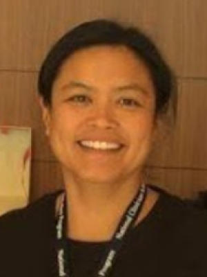 headshot of Cristina Punzalan in black t-shirt
