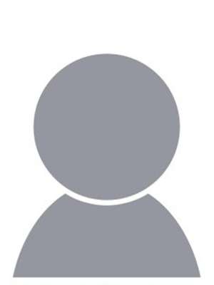 Gray silhouette of a person in a minimalist style.