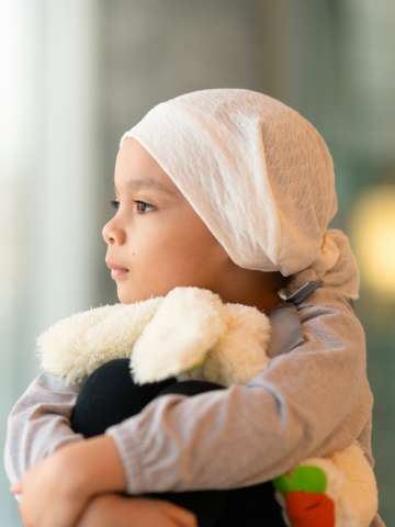 Child cancer patient