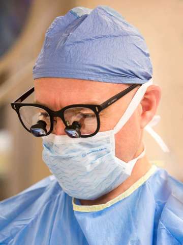 Dr. Mark Litwin UCLA Urology performing surgery