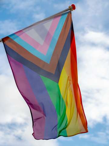 Flag for Transgender, LGBTQ+ and Diversity