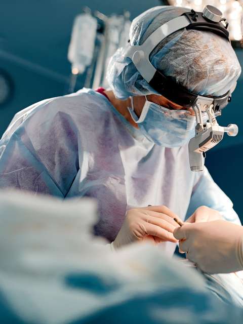 Surgery in progress