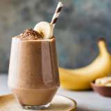  Chocolate Peanut Butter Smoothie with a Banana