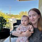 Mom MK Malone with her 4-month-old daughter, Mabel.