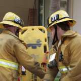 Two firefighters.