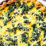 Kale and wild rice casserole
