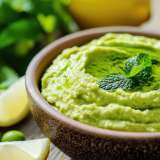 Edamame Hummus for cancer patients at Simms/Mann Center