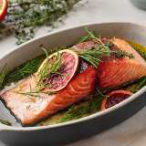 Slow Roasted Citrus Salmon