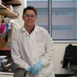 ucla bridges trainee cristian rodriguez in the lab