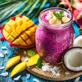 Dragon fruit smoothie