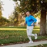 Dr. Josh Goldman running.