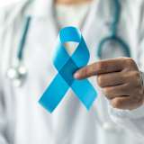 Prostate Cancer Awareness Month blue ribbon