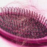 Hair on brush