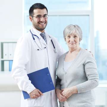 Doctor and patient