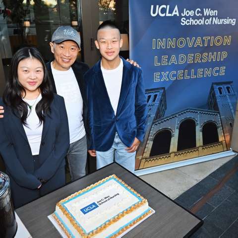 (From left) April Wen, Joe C. Wen and Alexander Wen.